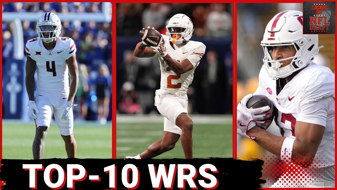 Tetairoa McMillan & Matthew Golden’s BATTLE for WR1 of 2025 NFL Draft+Ranking top-10 WRs