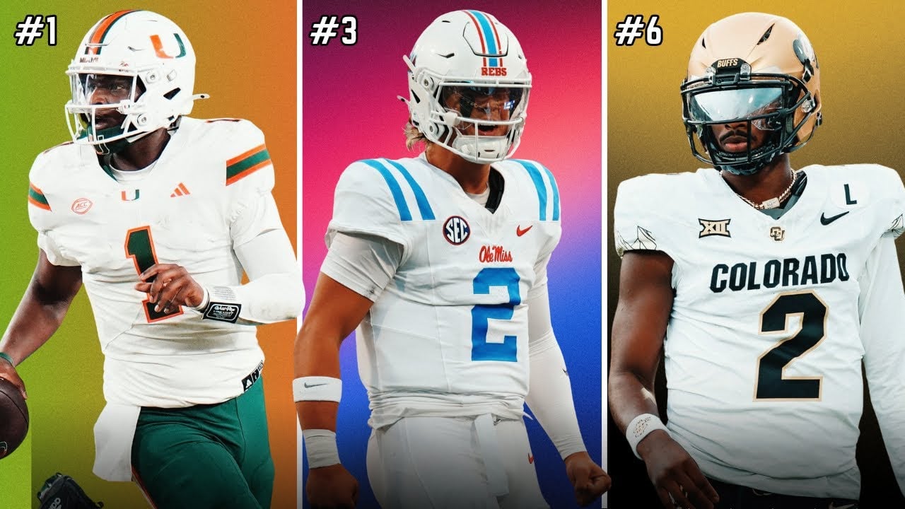 The 9 BEST QB’s in the 2025 NFL Draft!