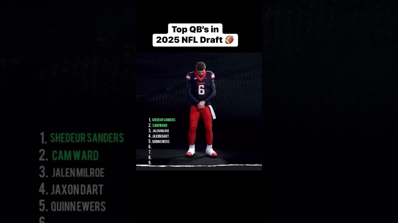 The top QB’s in 2025 NFL draft  #NFLDraft #nfl #sports #quarterback #sportsdebate #nflnews #viral