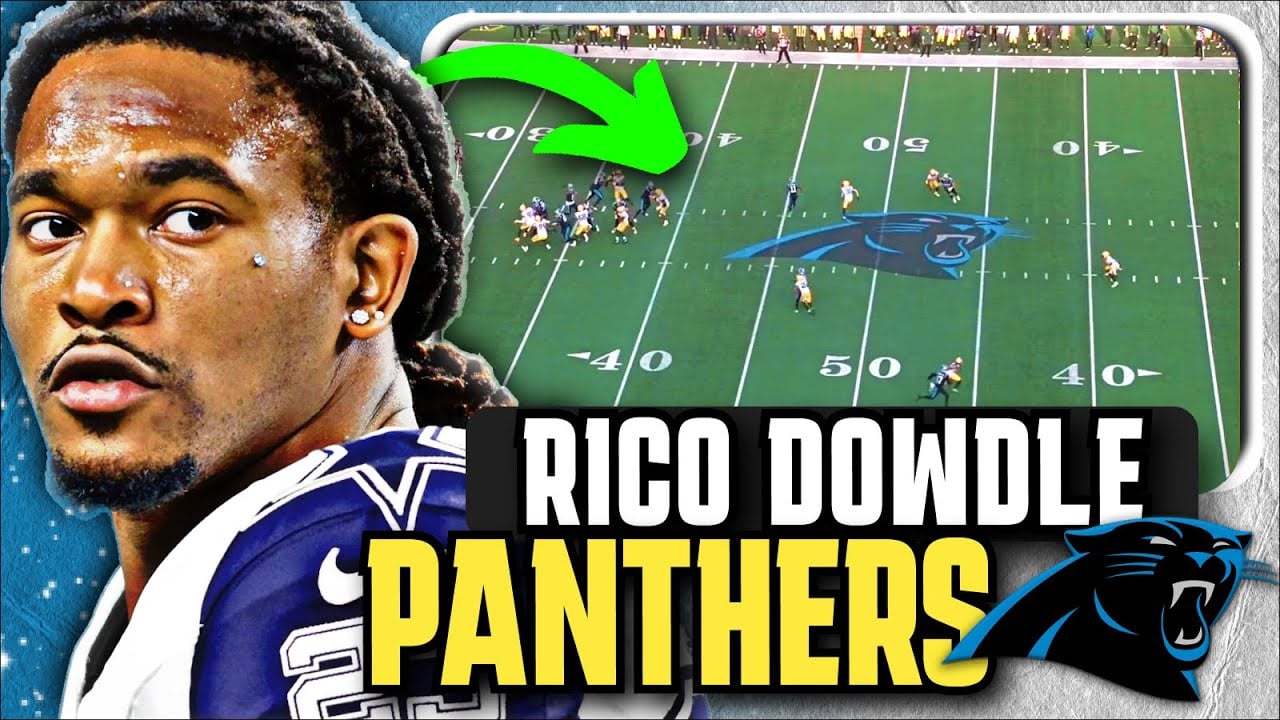 This Is Why the Panthers SIGNED Rico Dowdle 🔵⚫