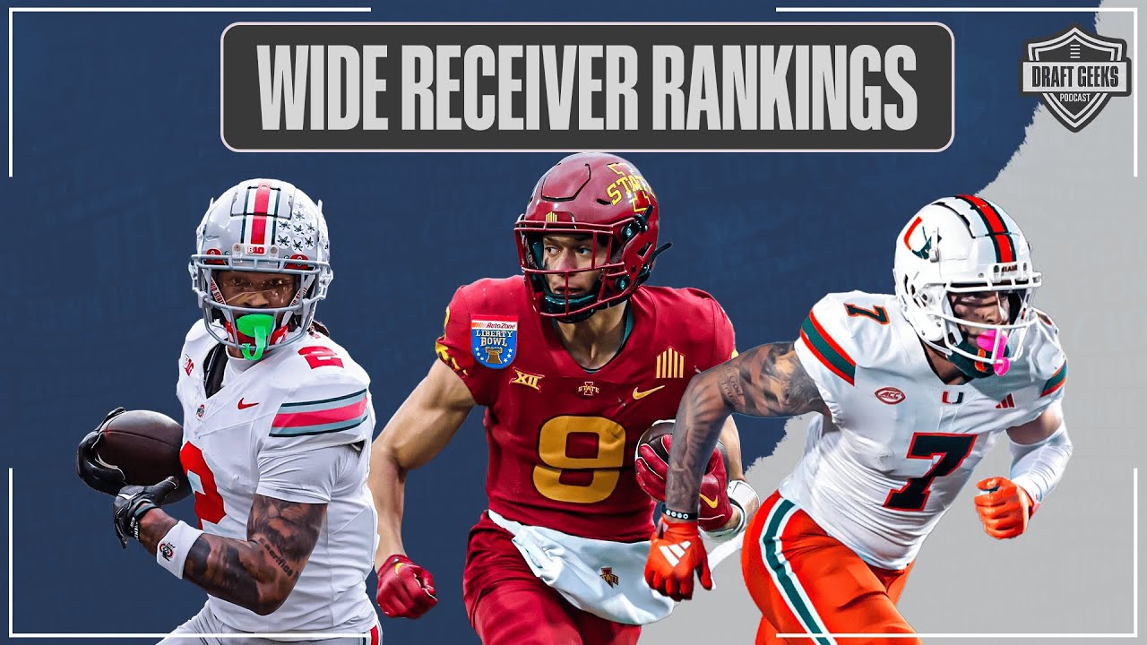 Top 10 Wide Receivers In The 2025 NFL Draft….