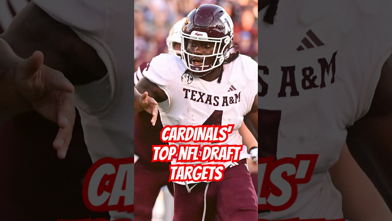 Top 3 2025 NFL Draft Targets For Arizona Cardinals