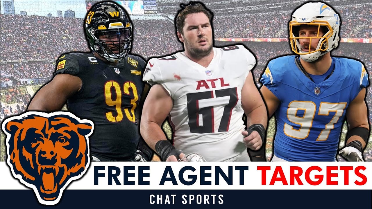 Top Chicago Bears Free Agent Targets For 2025 NFL Free Agency