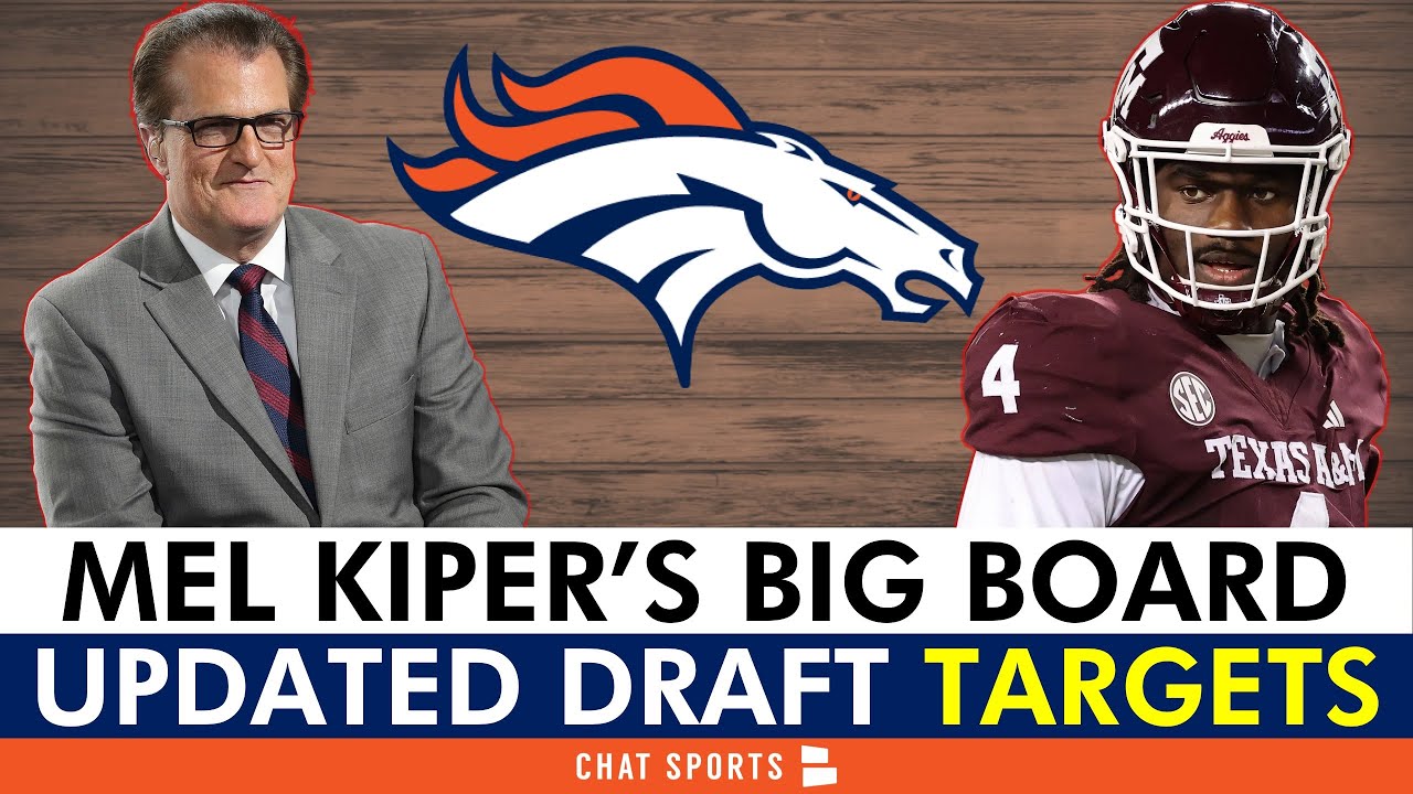 UPDATED Denver Broncos Draft Targets From Mel Kiper’s 2025 NFL Draft Big Board