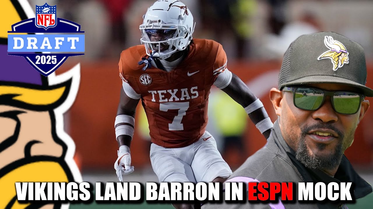 Vikings Draft Texas CB Jahdae Barron in ESPN Jordan Reid’s Latest 2025 NFL Mock Draft