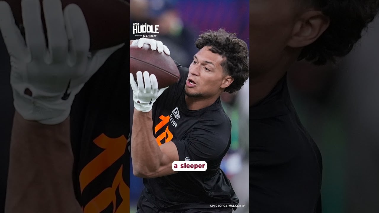 Who are the top sleepers in the 2025 NFL Draft? #shorts #nygiants #nfldraft #giants #draft #nfl