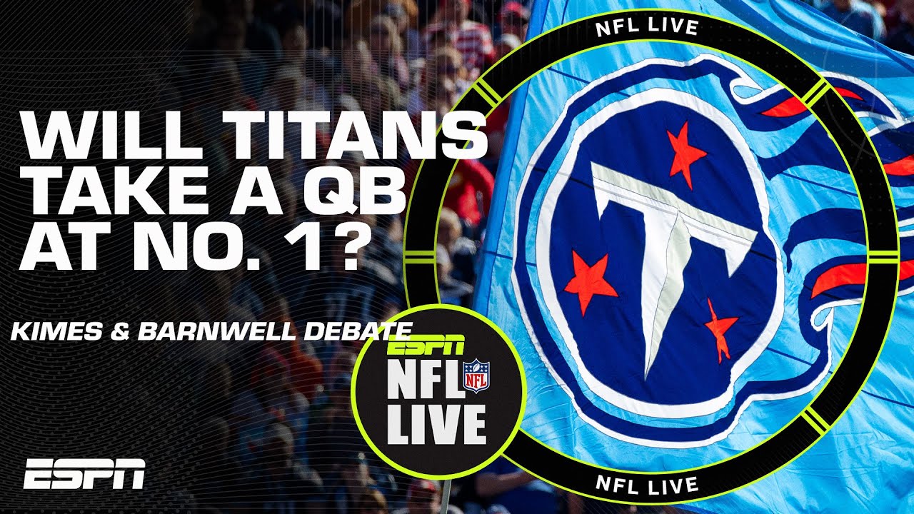 Who will the Titans take with the No. 1 pick? 🏈 + Can the Giants solve their QB issue? 👀 | NFL Live