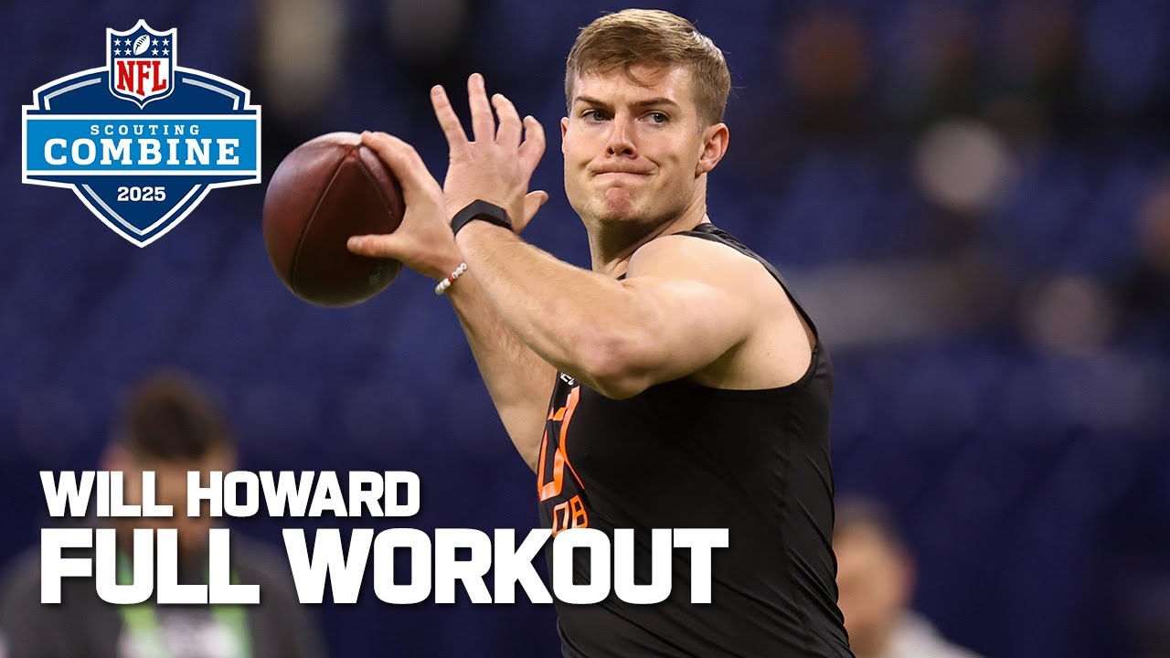 Will Howard’s 2025 NFL Scouting Combine workout