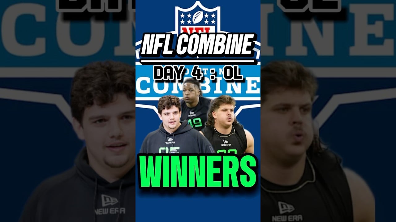 WINNERS From day 4 of the 2025 NFL Combine #nfl #nfldraft #nfldraft2025 #nflcombine #football #short