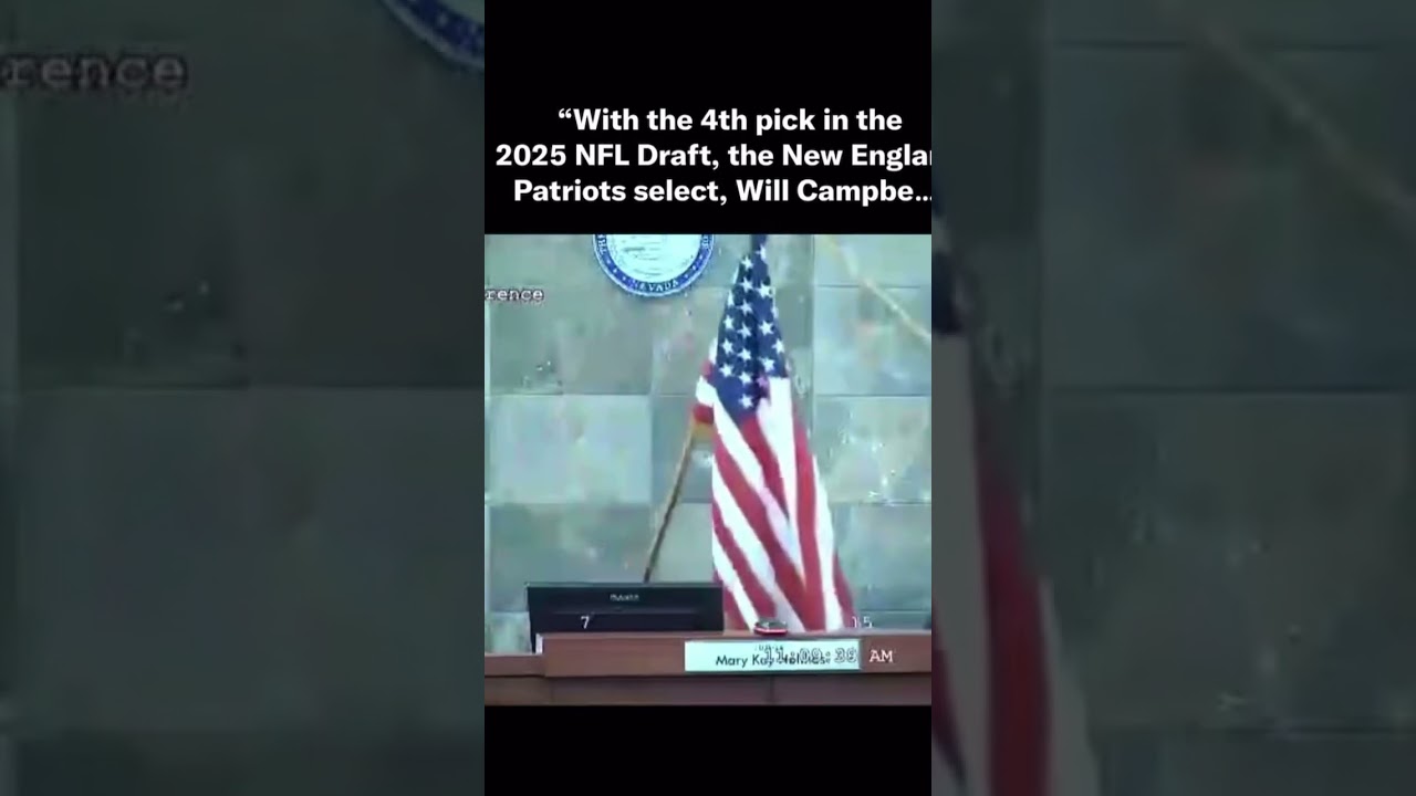 “With the 4th pick in the 2025 NFL Draft The New England Patriots select Will Campb…” #shorts #viral