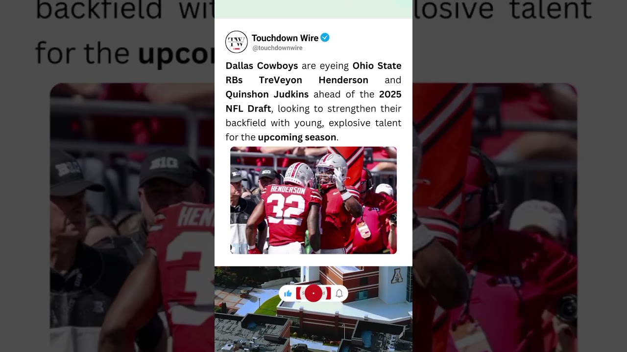 Cowboys rumors: Cowboys Target TreVeyon Henderson & Judkins | 2025 NFL Draft RB Focus Cowboys rumors: Cowboys Target TreVeyon Henderson & Judkins | 2025 NFL Draft RB Focus