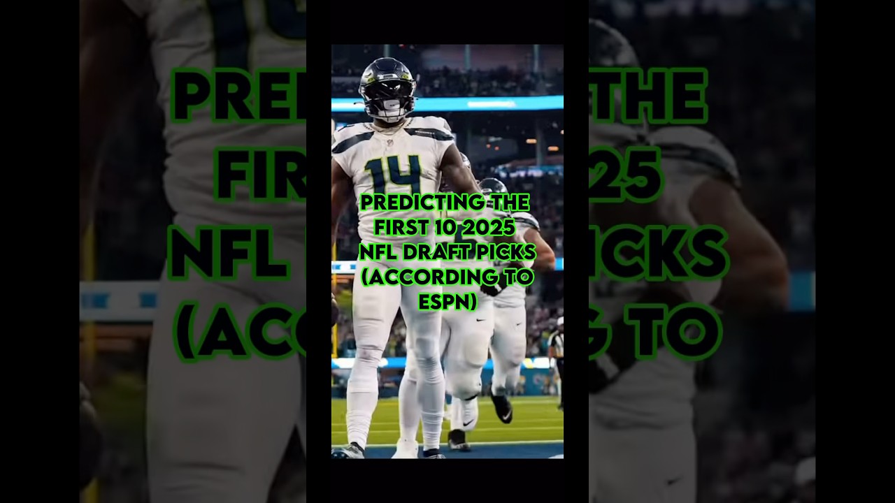 First 10 2025 NFL Picks (according to ESPN)