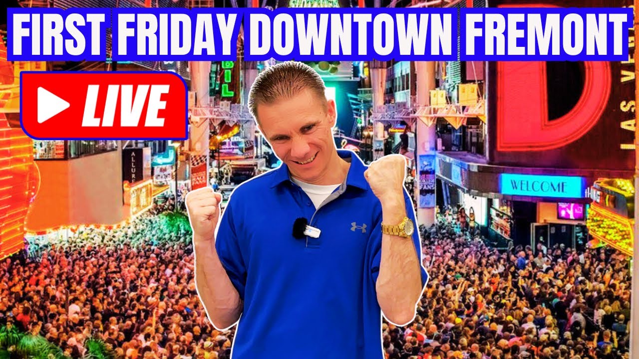 🔴Las Vegas LIVE – First Friday on Fremont Street is WILD | Downtown Las Vegas