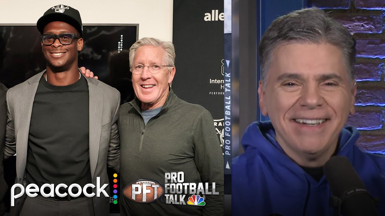 LV Raiders’ Geno Smith would ‘run through wall’ for Pete Carroll | Pro Football Talk | NFL on NBC LV Raiders’ Geno Smith would ‘run through wall’ for Pete Carroll | Pro Football Talk | NFL on NBC