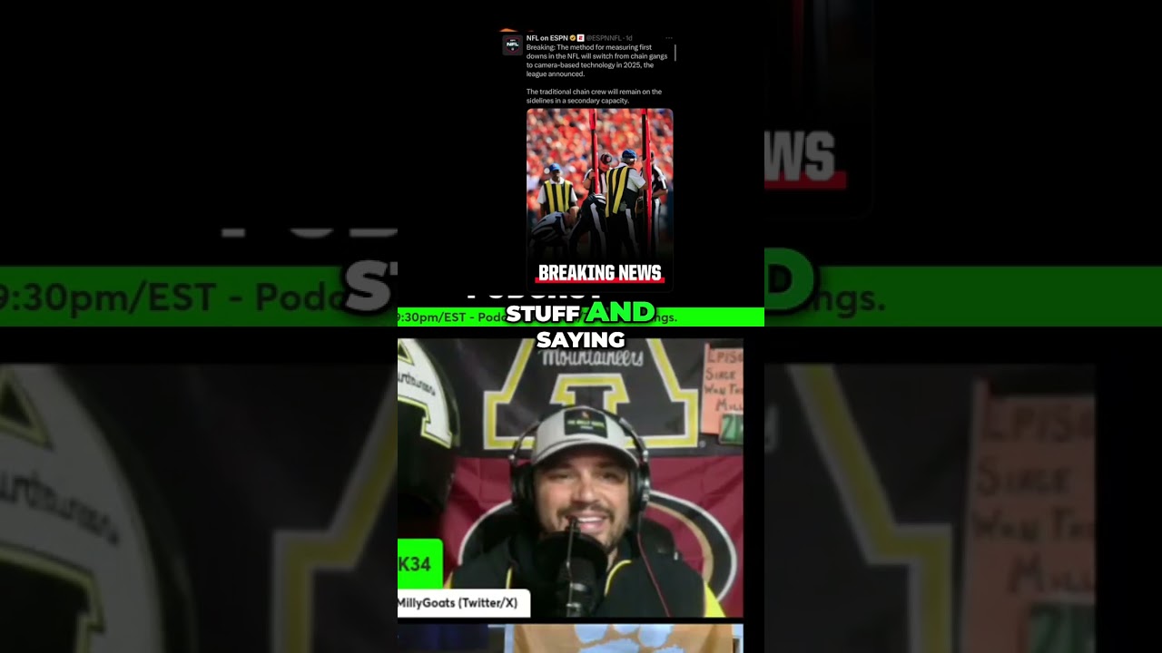 NFL Rule Changes: Our Sweet Chain Gang! NFL Rule Changes: Our Sweet Chain Gang!