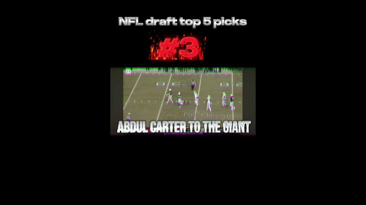 NFL top five pick #nfl #americanfootballteam #nflnews #football #draft