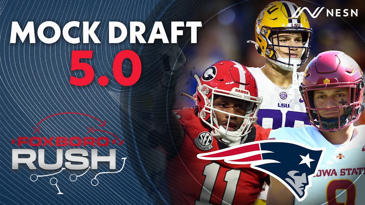 Patriots Mock Draft 5.0 FULL 7 ROUNDS: Patriots Draft Georgia Bulldogs Standout! Patriots Mock Draft 5.0 FULL 7 ROUNDS: Patriots Draft Georgia Bulldogs Standout!