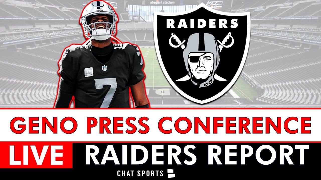 Raiders Live: Geno Smith Introductory Press Conference News & Instant Reaction Raiders Live: Geno Smith Introductory Press Conference News & Instant Reaction