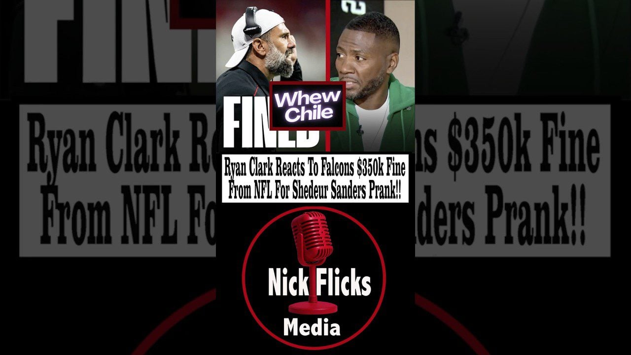 Ryan Clark Reacts To Falcons 0k Fine From NFL For Shedeur Sanders Prank Call!#shorts t