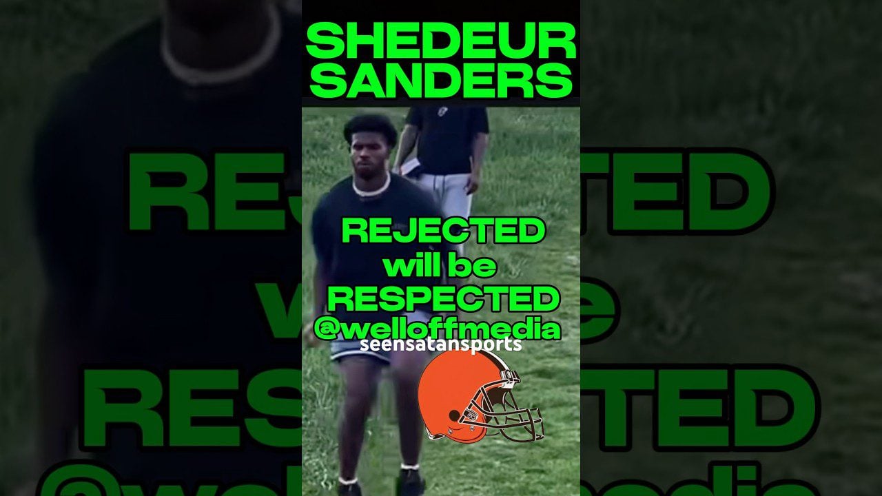 SHEDEUR SANDERS in CLEVELAND TRAINING! #deionsanders #coloradofootball #espn #cfb #nfl #nflnews