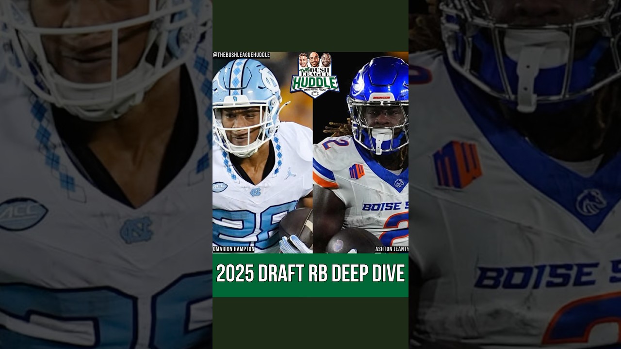 Top 2025 NFL Draft RBs Ranked! Ashton Jeanty, Omarion Hampton, TreVeyon & More 🔥