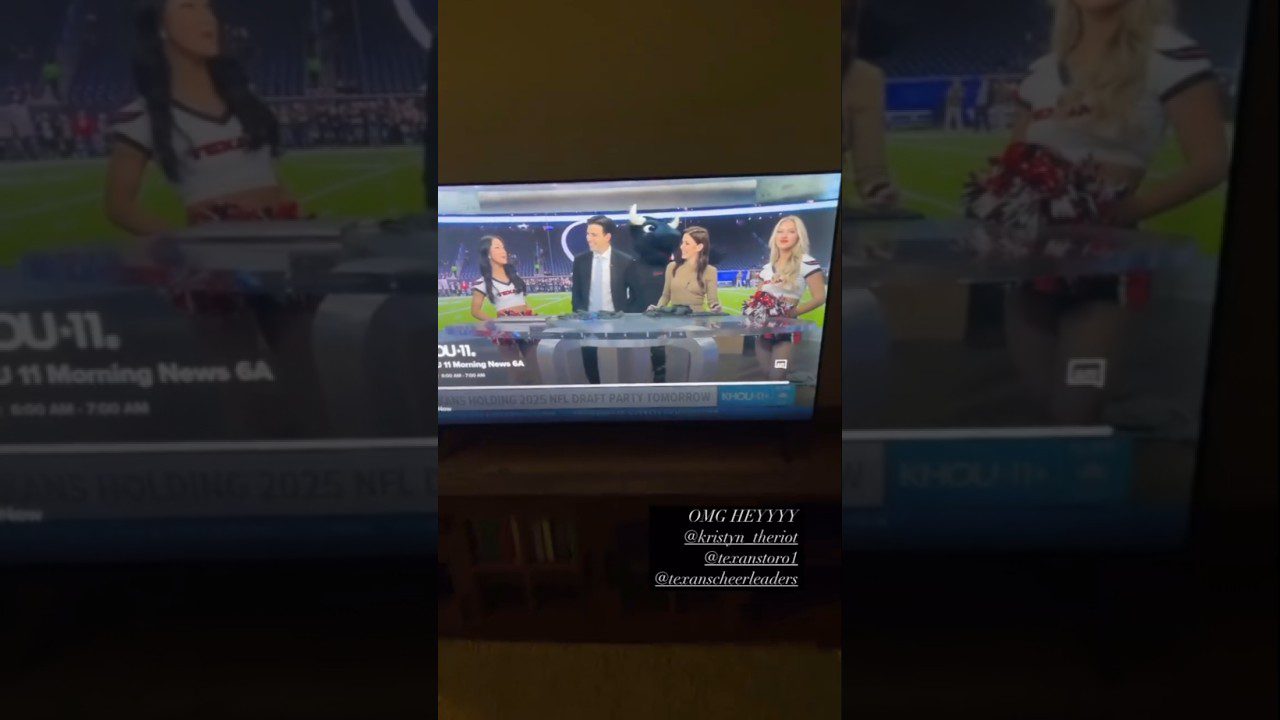 TORO Appears On KHOU 11 Morning News Ahead Of The 2025 NFL Draft! ππππ TORO Appears On KHOU 11 Morning News Ahead Of The 2025 NFL Draft! ππππ