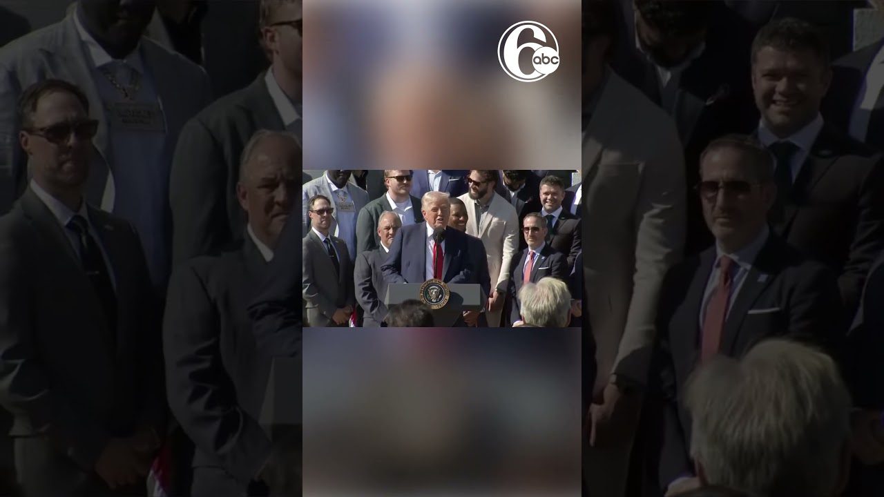 Trump weighs in on ‘tush push’ debate during Eagles Super Bowl ceremony at White House Trump weighs in on ‘tush push’ debate during Eagles Super Bowl ceremony at White House