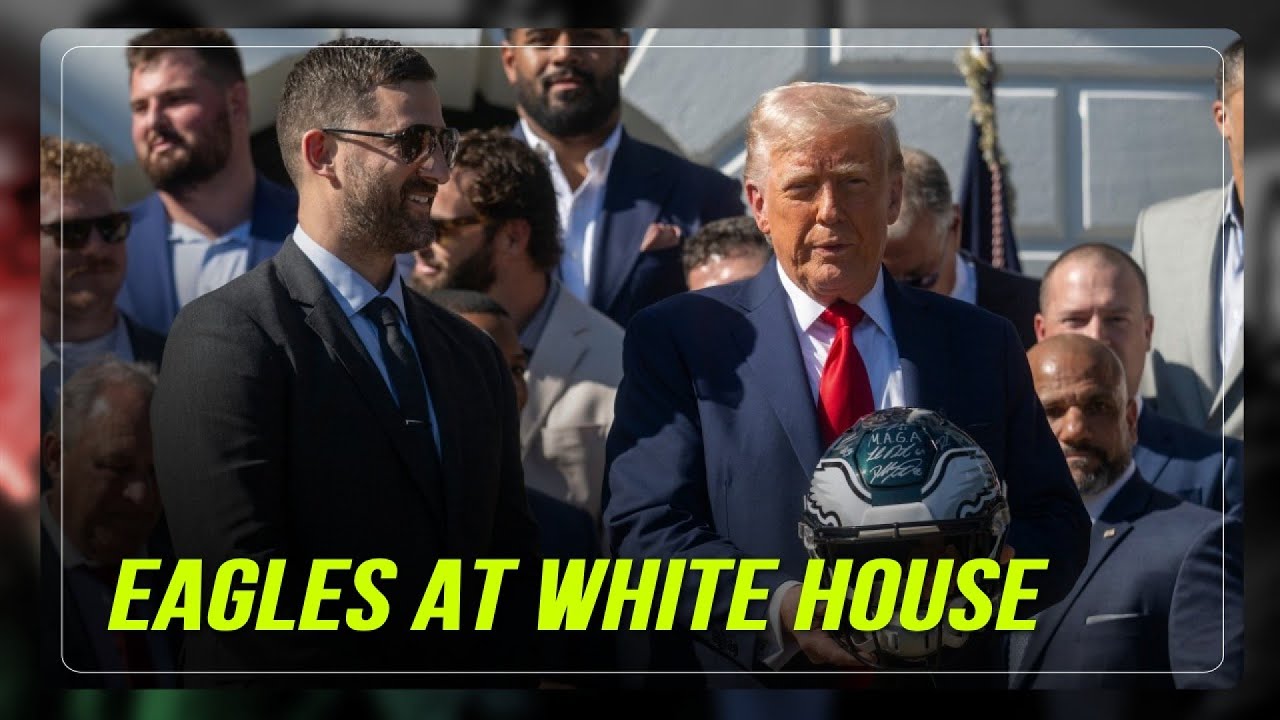 Trump welcomes Super Bowl champions the Eagles to the White House | ABS-CBN News