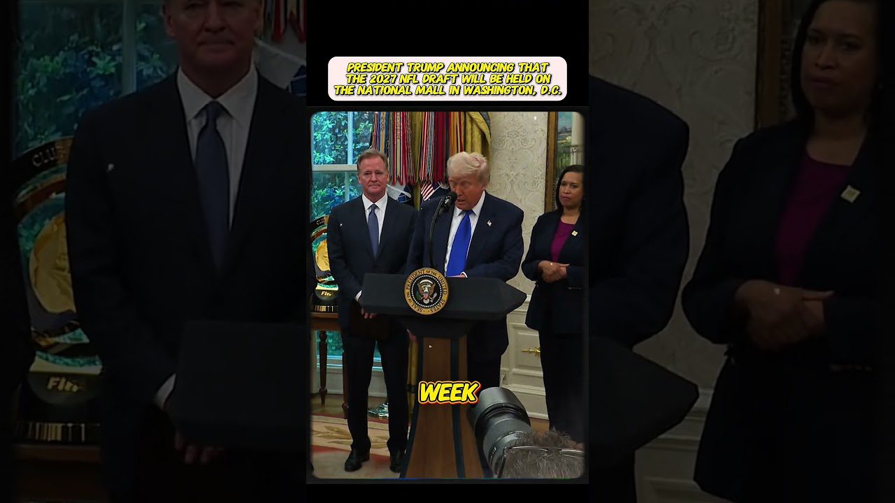 2027 NFL Draft will be held on the National Mall in Washington, D.C. #breakingnews #shorts #nfl 2027 NFL Draft will be held on the National Mall in Washington, D.C. #breakingnews #shorts #nfl