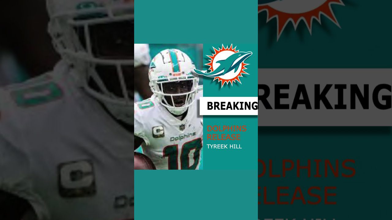 BREAKING NFL NEWS: MIAMI DOLPHINS RELEASE TYREEK HILL #nfl #dolphins #nflnews