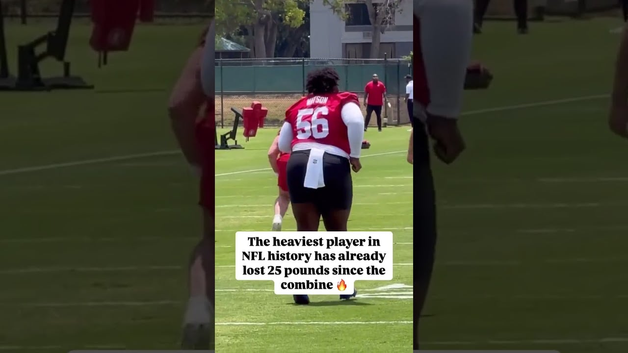Buccaneers rookie DT Desmond Watson weighed 464 lbs at the combine 👏(via LogansTwitty/X)