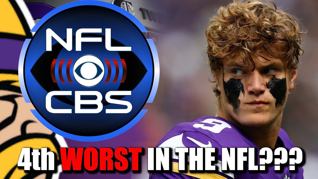 CBS SPORTS:Vikings Have 4th WORST Quarterback Room in the NFL