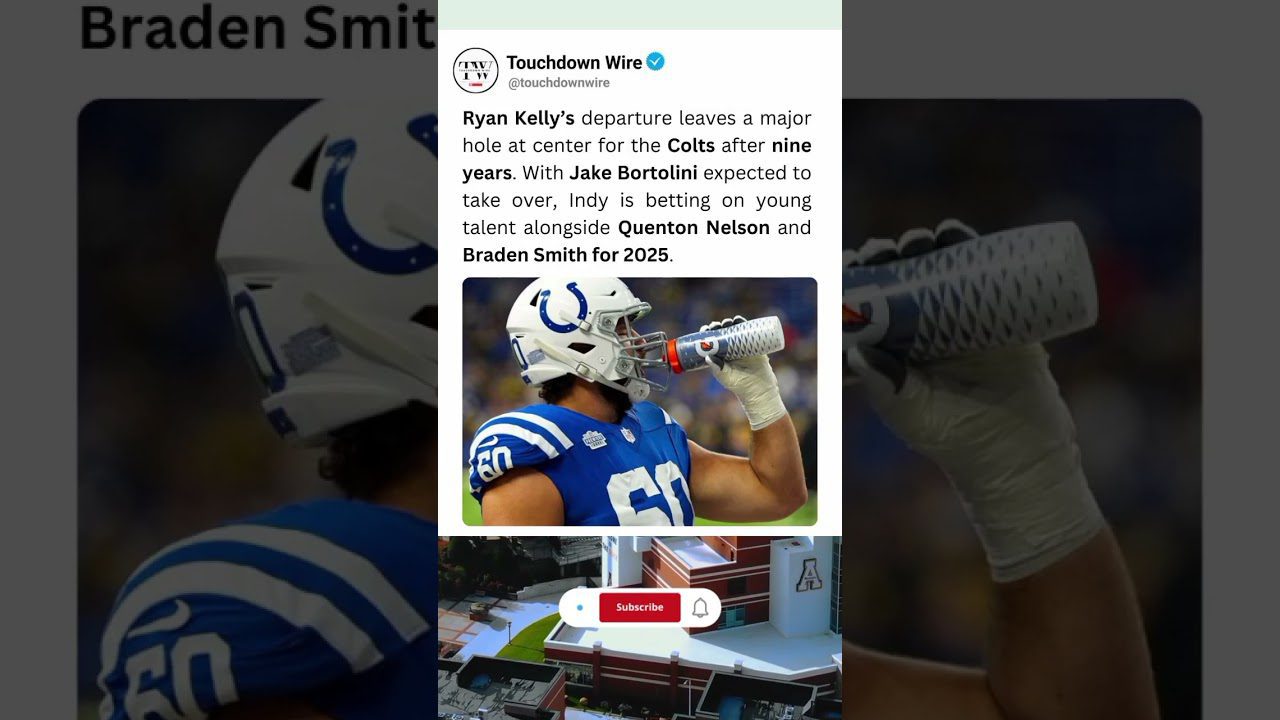 Coltsโ New Center Era Begins! Jake Bortolini In! ๐๐ฅ #NFL #NFLNews #Shorts Coltsโ New Center Era Begins! Jake Bortolini In! ๐๐ฅ #NFL #NFLNews #Shorts