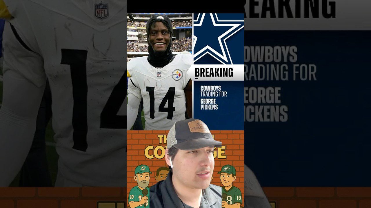 EAGLES FAN REACTS TO THE GEORGE PICKENS TRADE😭 #nfl #nflshorts #nflnews #football #sports