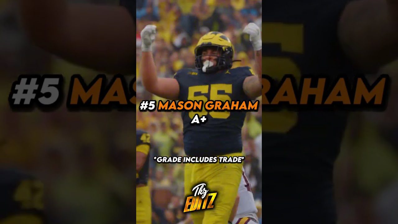 Grading the top 10 picks of the 2025 nfl draft #nfl #draft #grading #shorts #foryou #viralshort #fyp