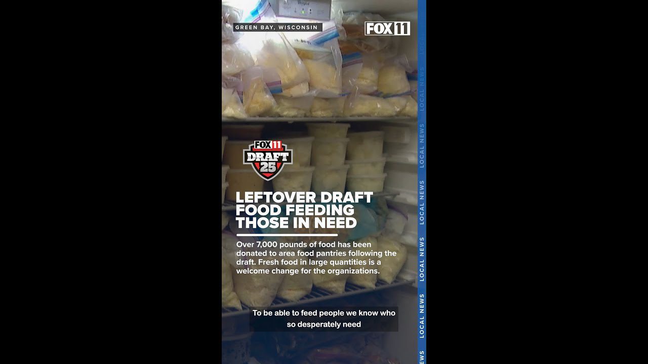 Green Bay nonprofit salvages leftover food from NFL Draft to benefit pantries, shelters