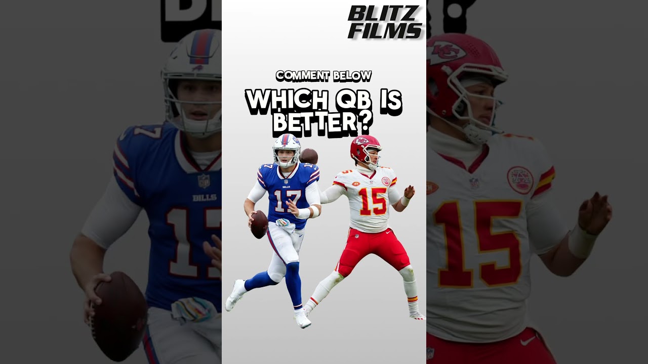 Is Mahomes or Josh Allen better? #fyp #nfl #football #sports Is Mahomes or Josh Allen better? #fyp #nfl #football #sports