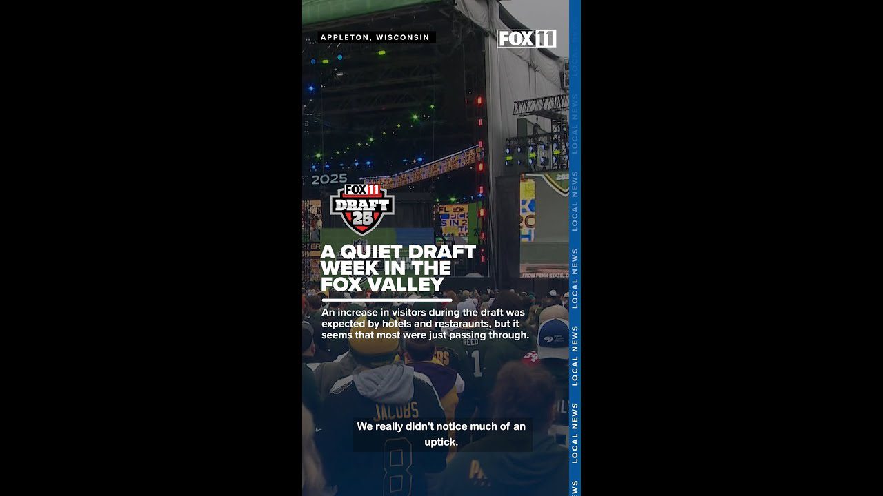 It was a quiet NFL Draft week for the Fox Valley