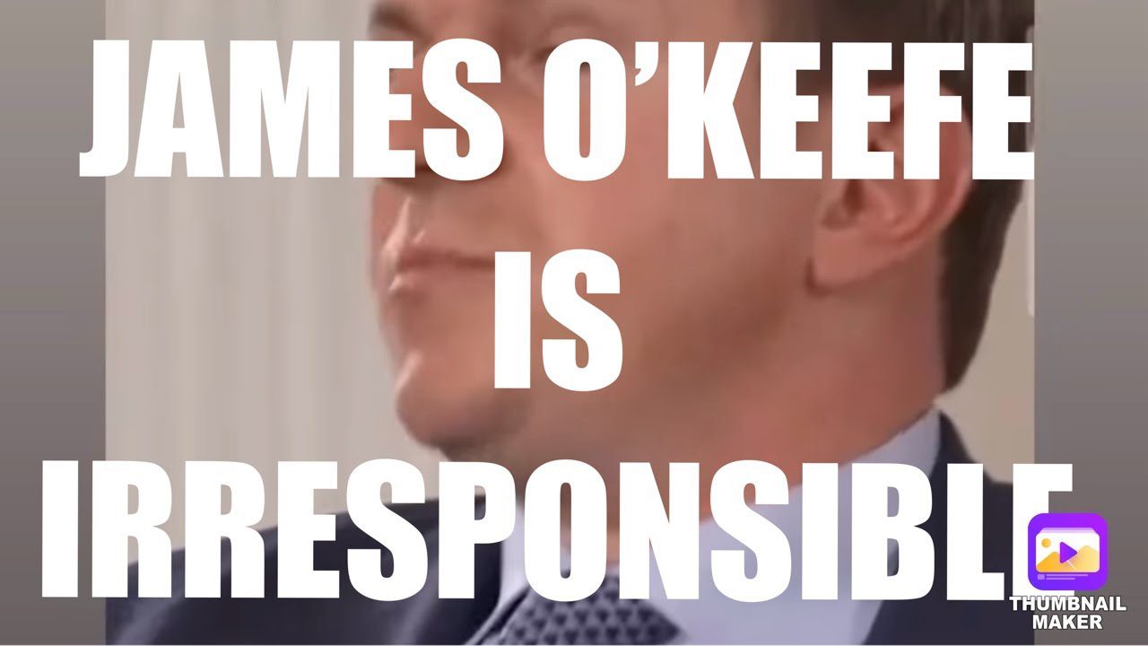 James O’Keefe’s Idea That “If Your Price Is Not Your Life Then You Are For Sale” Is Irresponsible