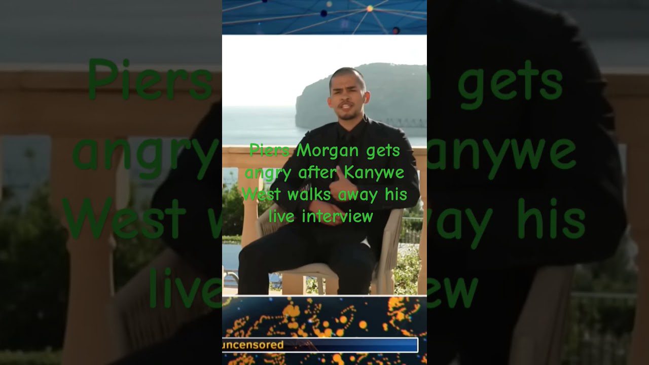 Kanywe West humiliates Piers #nfl #interview #news #nba #sneako #kanyewest #ye #piersmorgan #sports