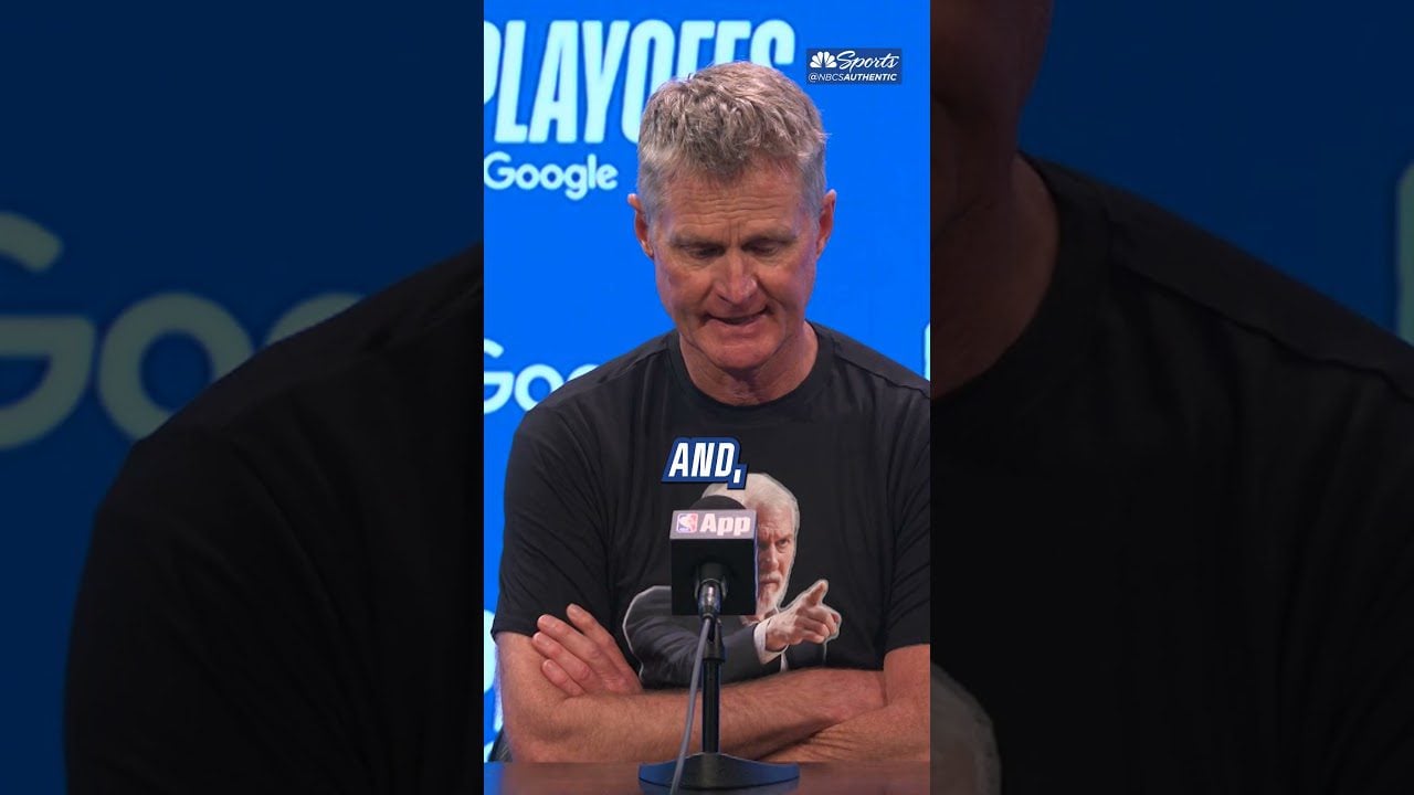 Kerr shares his love for Pop ahead of Game 6 💙 | NBC Sports Bay Area