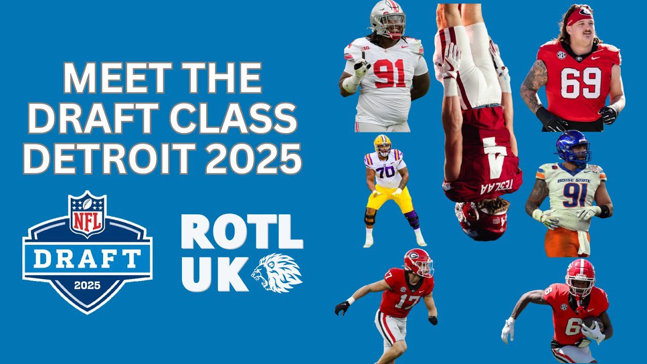 Meet The New Lions! NFL Draft 2025