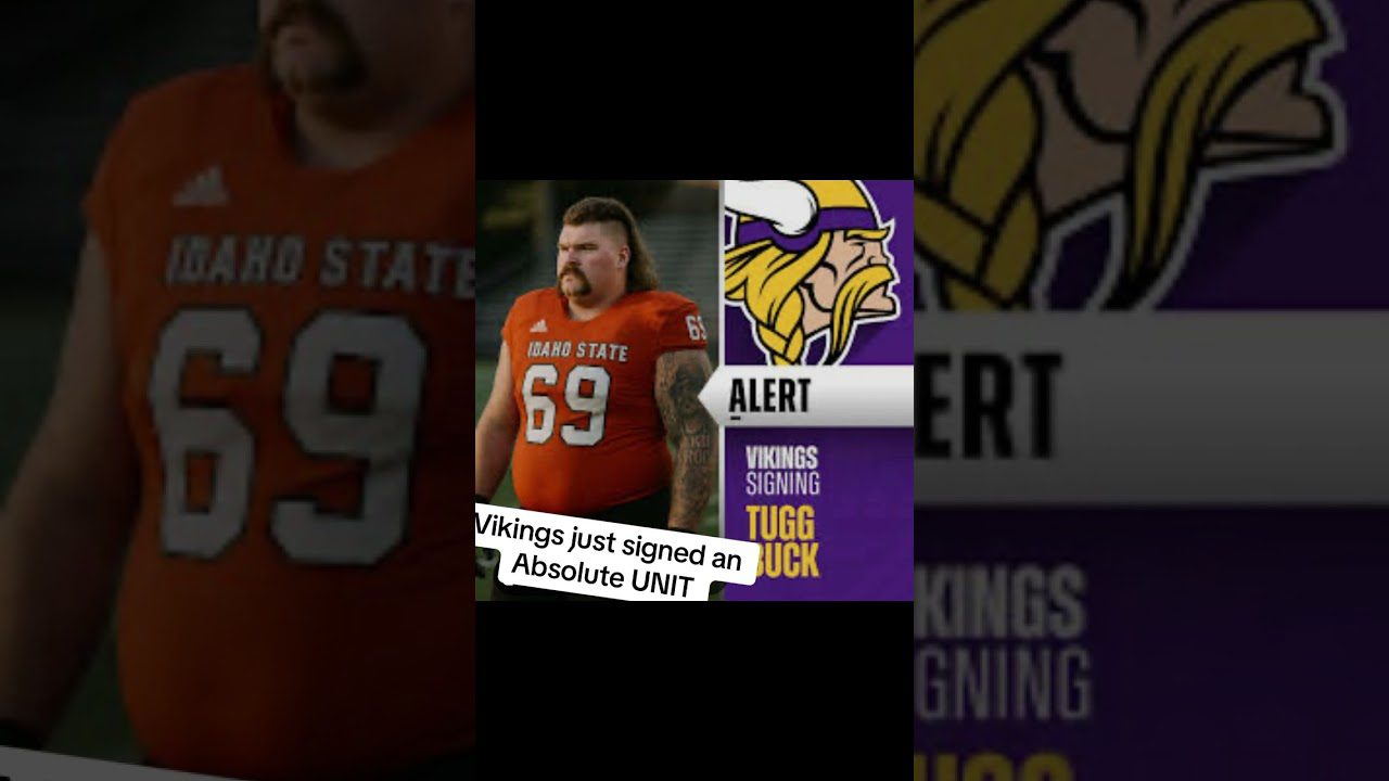 #NFL #minnesotavikings just signed this #UNIT #tuggbuck #handlebarmustache #69 #nfcnorth #nflnews