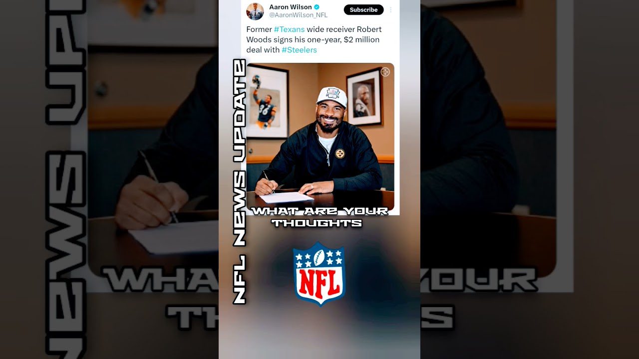 NFL News Today: Steelers Texans Sign Former WR for CJ Stroud