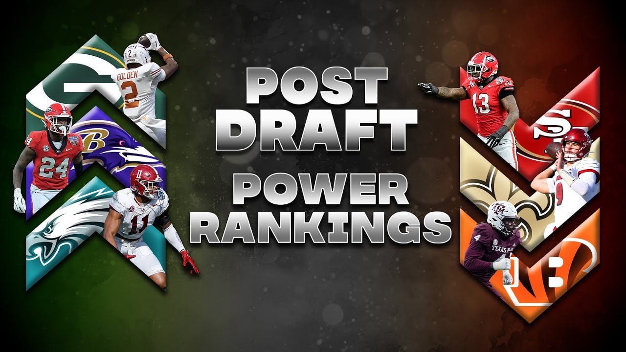 Post 2025 NFL Draft Power Rankings