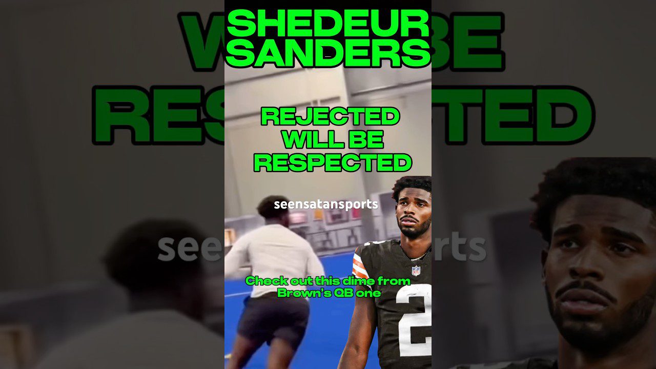 SHEDEUR SANDERS BROWNS QB1 GETTING READY! #deionsanders #coloradofootball #espn #nfl #nflnews #cfb