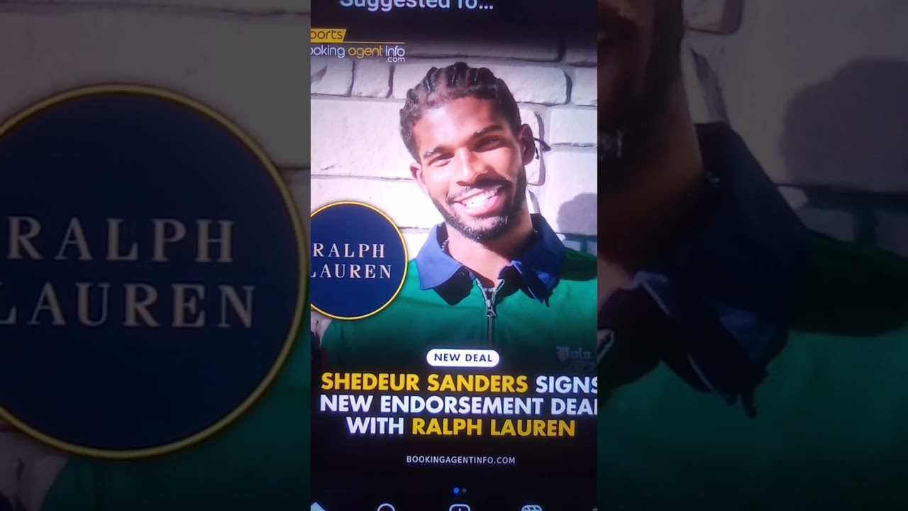 SHEDEURA SANDERS AND RALPH LAUREN?#SHED#deionsanders #ralphlauren #shortsviral #trending #nfl #news