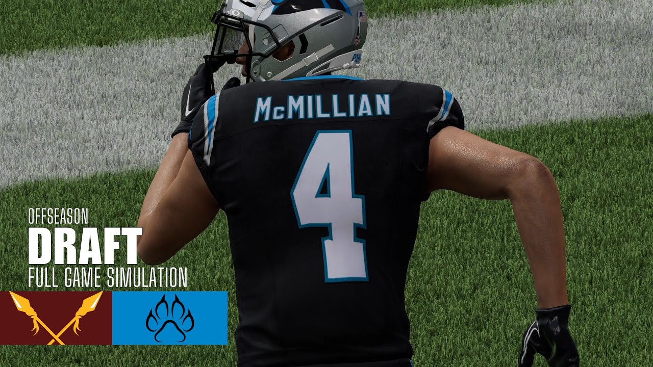 Tetairoa McMillan | Commanders vs. Panthers | Madden NFL 25 Simulation | 2025 NFL Draft Tetairoa McMillan | Commanders vs. Panthers | Madden NFL 25 Simulation | 2025 NFL Draft