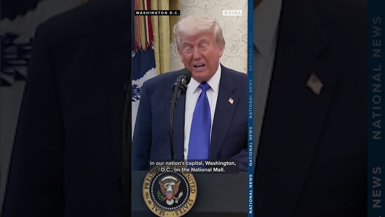 Trump Announces the NFL Draft on the National Mall in 2027