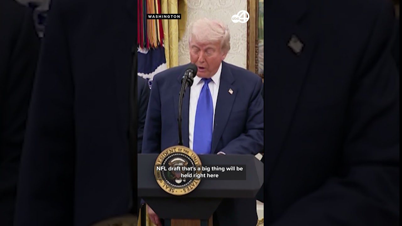 Trump reveals 2027 NFL DRAFT LOCATION